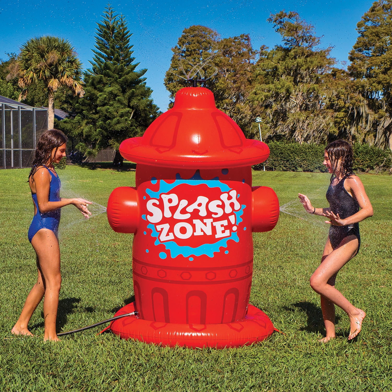 BigMouth Giant Inflatable Fire Hydrant Sprinkler, 46" x 46" x 76"