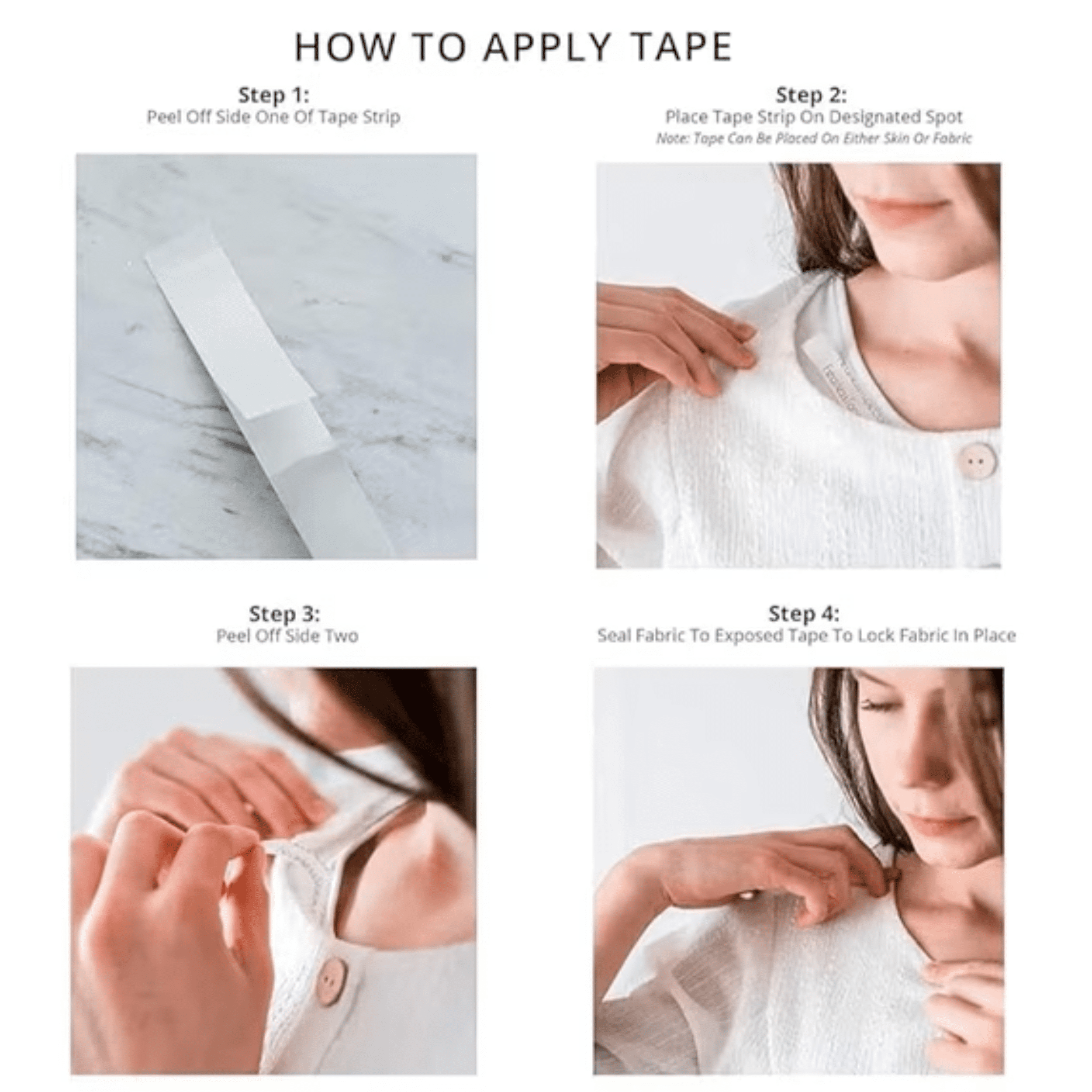 Double Sided Tape for Clothes 36pec