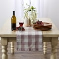 thumbnail image 5 of Dusty Lilac Buffalo Check Table Runner 14x108", 5 of 10