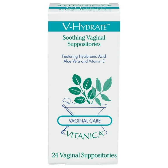 Vitanica V-Hydrate, 24 suppositories- Pro Logo