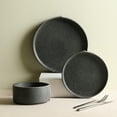 thumbnail image 4 of Stone Lain Bao 24-Piece Dinnerware Set Stoneware, Charcoal, 4 of 6