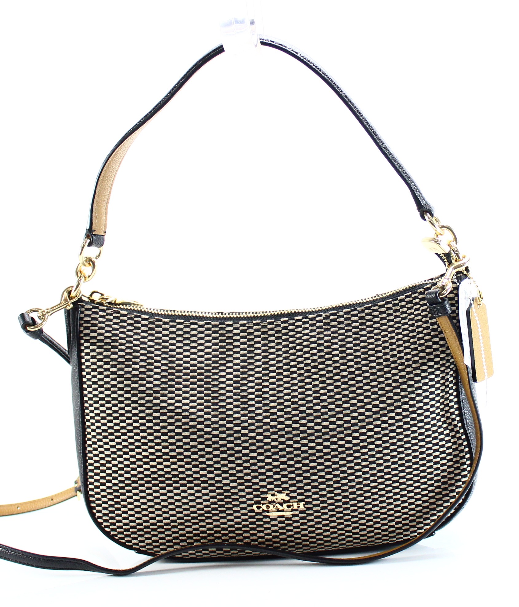 coach legacy jacquard chelsea crossbody