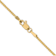 thumbnail image 3 of 14K Solid Yellow Gold 1mm Franco Link Chain Necklace, 3 of 4
