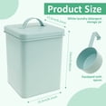 thumbnail image 2 of FUYGRCJ 3L Laundry Detergent Container for Powder, Beads, and Pods, Laundry Canister with Scoop for Bathroom Organizing and Storage, Modern Farmhouse Design, 2 of 11