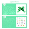 thumbnail image 4 of 200 Pieces Christmas Gift Packing Pull Bow Ribbons Present Wrapping Decoration Decor Party Supplies Easy to Assemble Fashionable Type 4, 4 of 6