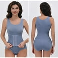 thumbnail image 4 of iHPH7 Shapewear Bodysuits for Women, Bodysuits for Women Tummy Control, Compression Bodysuit Women, Shapewear for Women, Light Blue 3XL, 4 of 9