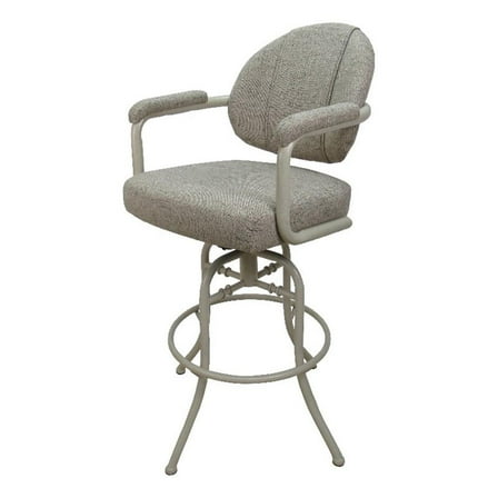 Swivel Tilt Metal Counter 26" Bar Stools - M-70 - Hemsath Driftwood - Beige
