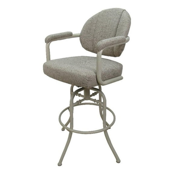 Swivel Tilt Metal Counter 26" Bar Stools - M-70 - Hemsath Driftwood - Beige