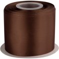 thumbnail image 1 of GFDYREE 3" Inch Double Faced Satin Ribbon Brown Solid Polyester Craft Ribbon - 25 Yards Perfect for Gift Wrapping, Crafts, Wreath, Wedding Party Ceremony Decoration, Floral Arrangement, Sewi, 1 of 7