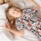thumbnail image 5 of Balery Modern Life Conjunto de Pijama Infantil de Manga Corta con Estampado – Ropa de Dormir de Algodón Suave-Large, 5 of 6