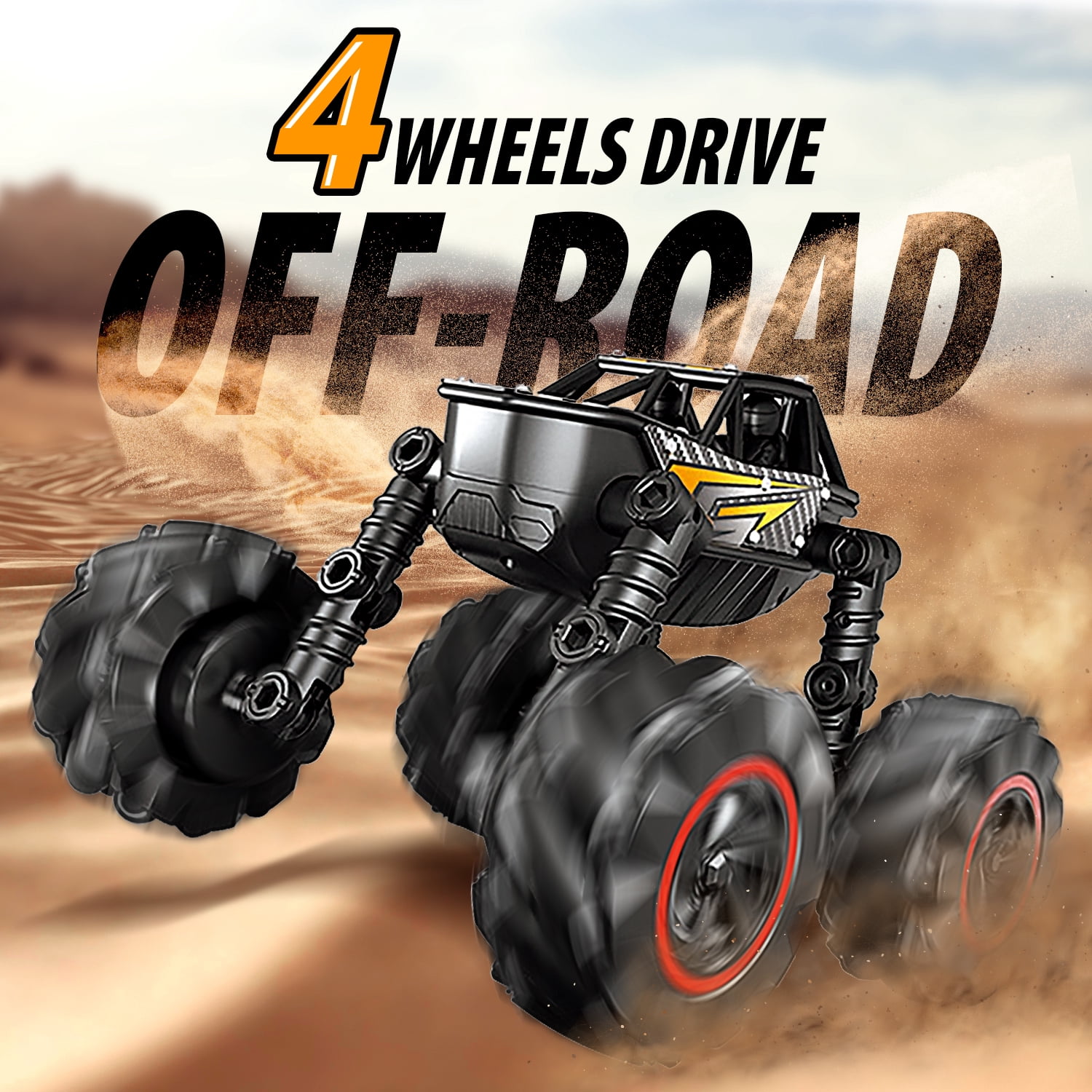 2.4GHz RC Stunt Car for Kids - 360 Flips & Drifts, Double-Sided Tumbling Remote Control Toy (Boys/Girls Age 8+)