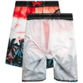 thumbnail image 2 of Quad Seven Boys' Swim Trunks - 2 Pack Quick Dry Board Shorts Bathing Suit (Size: 8-18), 2 of 7