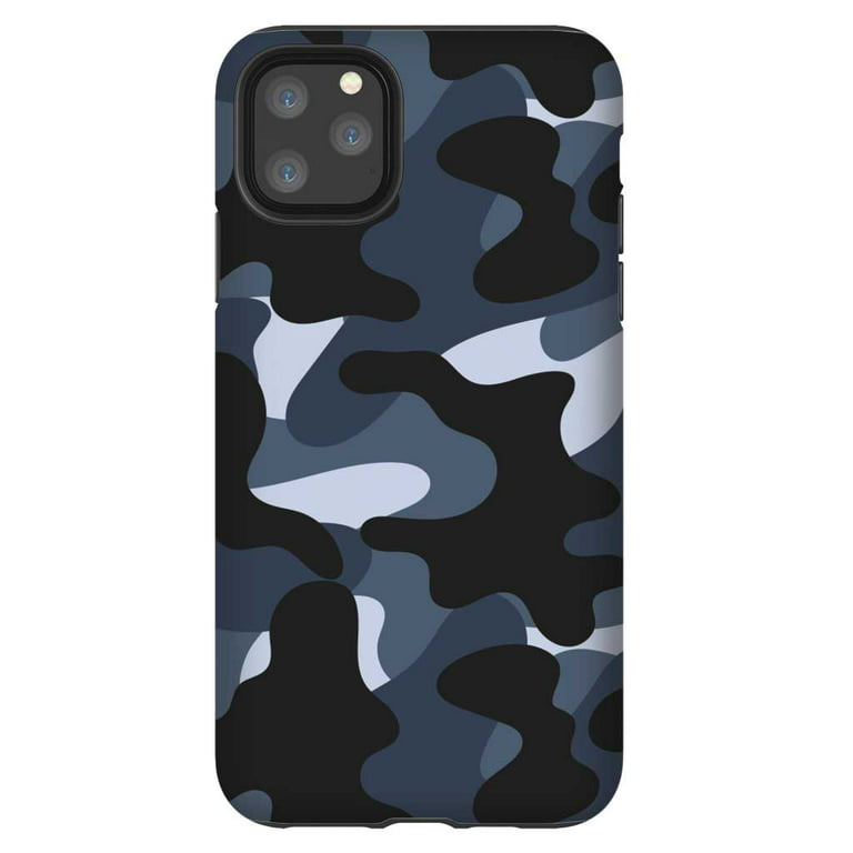 Screenflair Designer Case For Iphone 11 Pro Max | Lightweight | Dual-Layer  | Drop Test Certified | Wireless Charging Compatible - Blue Camo Design -  Walmart.Com