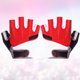 thumbnail image 4 of 1 par de guantes de ciclismo transpirables y antideslizantes, guantes deportivos de medio dedo, talla XL (rojos), 4 of 5