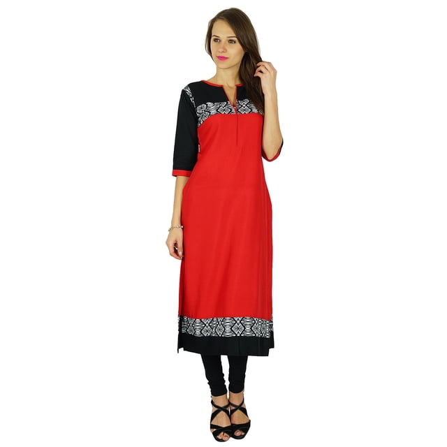 Phagun Kurti Ethnique Indien Designer Bollywood Kurta Femme Tunique Décontractée Robe