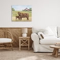 thumbnail image 2 of Highland Cow And Calf Canvas Wall Art, design by Jean Plout, 2 of 8