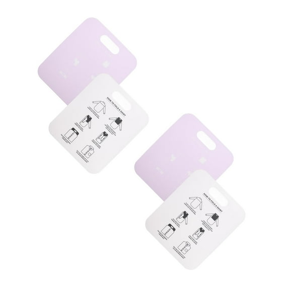 4 pcs  Professional Shirt Board Clothes Folding Tool Simple Laundry Folding Board