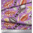 thumbnail image 3 of Soimoi Viscose Chiffon Fabric Bird & Leaves Print Fabric by Yard 42 Inch Wide, 3 of 3