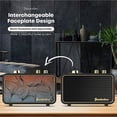thumbnail image 2 of Altavoz Bluetooth Retro, Altavoz Inalámbrico Trenbader Radio Am/Fm De Madera De Nogal con Conexión Bluetooth, Electrónico para El Hogar, Regalo De Cumpleaños Vintage Decoración De Habitación Pequeña V, 2 of 5
