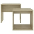 thumbnail image 2 of vidaXL Coffee Table Set Sonoma Oak 48x30x45 cm Engineered Wood, 2 of 4