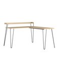 thumbnail image 1 of Ameriwood Home Haven L Desk with Riser, Black Oak, 1 of 9
