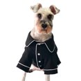 thumbnail image 6 of PUMYPOREITY Dog Pajamas, Pet Dog Clothes Stretchy Soft Pet All Seasons Jumpsuit Clothing Outfit, Puppy Dogs Casual Homewear Costume, British Style, 6 of 7
