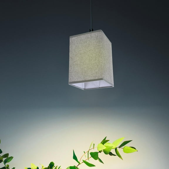 Pawsdot 2pcs Square Lampshades,Linen Lampshades Replacement Fabric Lampshades For Table Lamps Floor Lamps,Easy Assembly,5.5x5.5x7.86inch