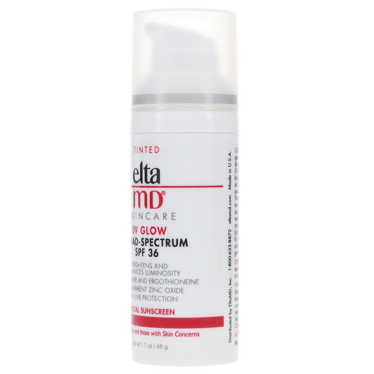 Elta MD UV Glow Tinted Broad Spectrum SPF 36 1.7 oz Walmart