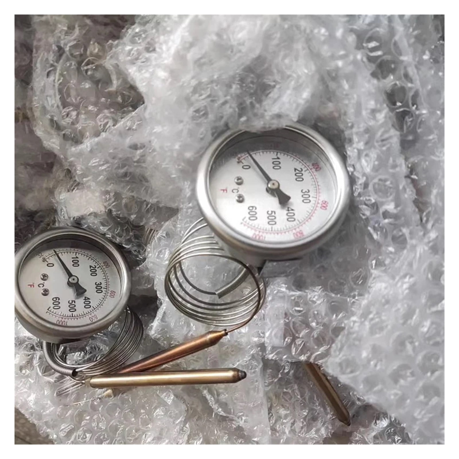 EP4 pizza oven electric oven bread kiln thermometer pointer temperature display, 500 degrees metal plate temperature gauge ,Easy to Use