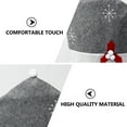 thumbnail image 3 of Gymnture christmas 1pc Christmas Dining Chair Slipcovers Chair Back Covers Santa Hat Chair Covers, 3 of 10