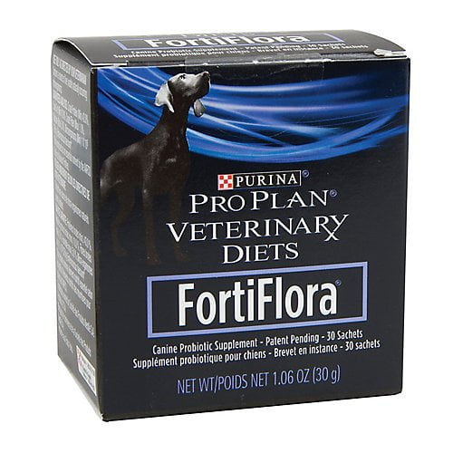 FortiFlora Probiotic Supplement for Dogs 30 Pkts, Contains a special