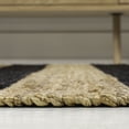 thumbnail image 5 of JONATHAN Y NATURAL FIBER 2 x 10 Runner Rug, Jayden Rustic Farmhouse Woven Jute Stripe - Natural/Black, NRF202B-210, 5 of 6