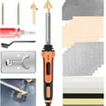 thumbnail image 1 of HLONK DIY Plastic Welder Kit  100W Adjustable Temperature with 56 Rods  Red/Blue  Stainless Steel, 1 of 9