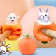 thumbnail image 4 of Juguete antiestrés de zanahoria para piscina, bebé y niño pequeño - Zanahoria con forma peculiar - Juguete antiestrés para una relajación instantánea, 4 of 8