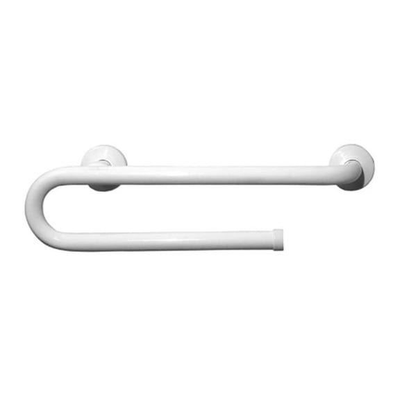 Ponte Giulio G40JEL02W1 Grab Bar with Towel Holder Left , White