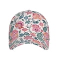 thumbnail image 2 of Balery Baseball Cap Adjustable Size for Running Workouts and Outdoor Activities All Seasons Dad Hat(Flower Leaves), 2 of 9