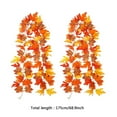 2 Pack Fall Garland Maple Leaf Rose Flower Heads for Weddings Wedding