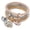 elephant, variant on Alloy Three-Color Sets Elasticity Popcorn Corn Chain Crystal Pendant Bracelets-Heart