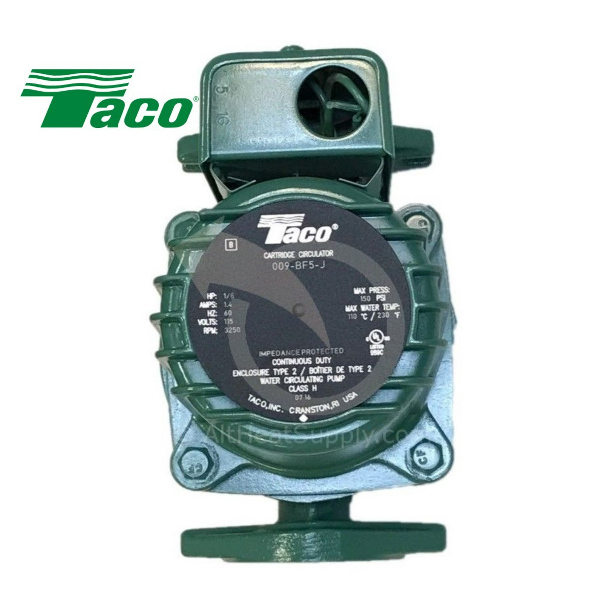 Taco 009 BF5-J Circulating Pump for Outdoor Wood Boilers u0026 More -  Walmart.com