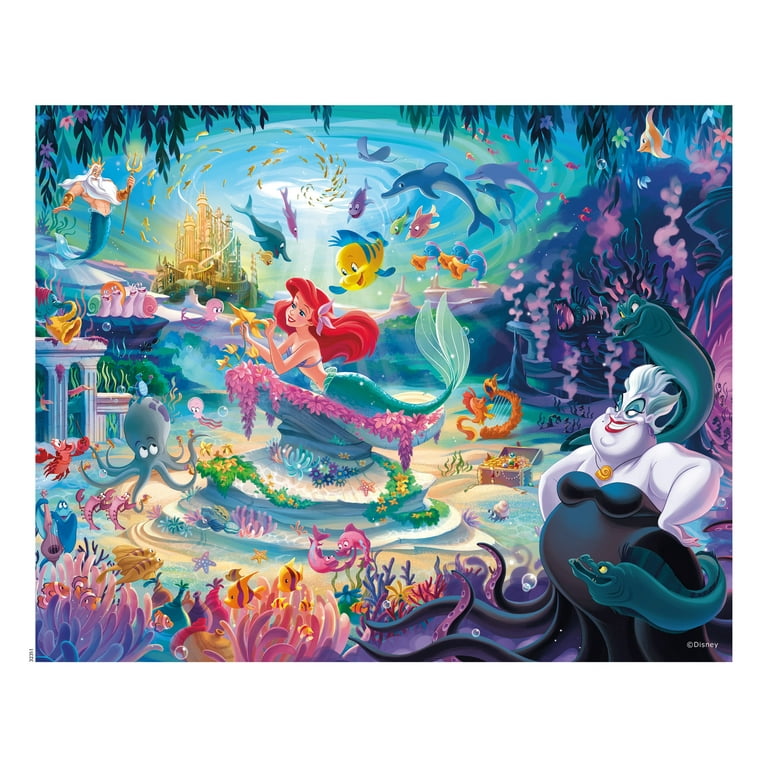 Ceaco 1000-Piece Oversized Disney Little Mermaid Interlocking
