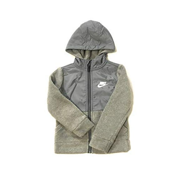 Nike Toddler Boys' Full-Zip Fleece Jacket Carbon Heather 2T