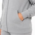 thumbnail image 4 of Women's 2-Piece Fleece-Lined Full Zip Oversize Loose Fit Hoodie & Jogger Track Set, 4 of 7