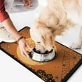 thumbnail image 2 of Happy Halloween Pumpkin Dog Food Mats for Floors Absorbent Water Non-Skid 17x30 Inch Dog Water Mat Horror Pumpkin Ghost Cat Feeding Mat Dog Water Bowl Mat for Messy Drinker, 2 of 7