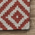 thumbnail image 3 of nuLOOM Kellee Contemporary Wool Accent Rug, 3' x 5', Rust, 3 of 9