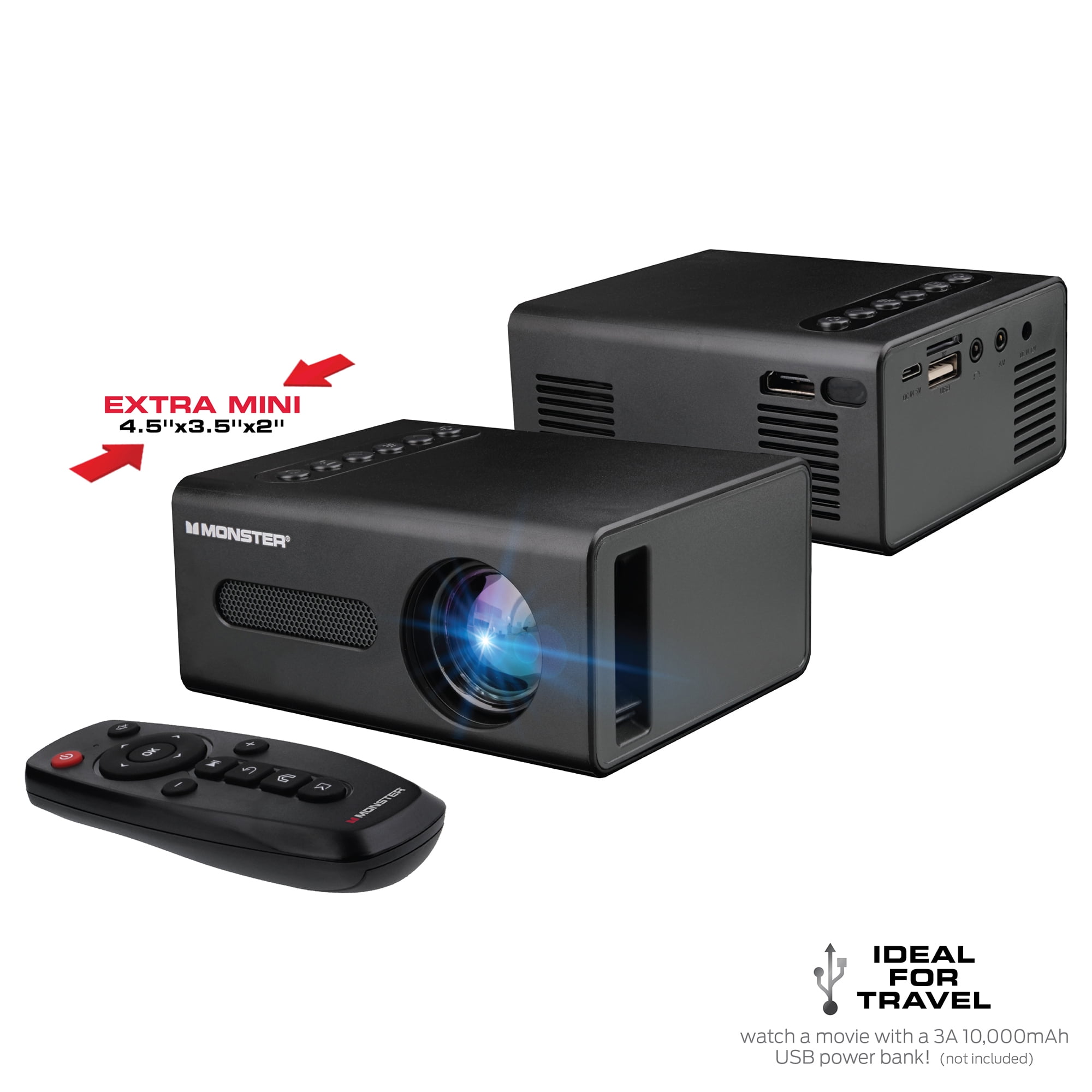 Monster Mhv1-1050-blk 320p Small Format 