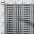 thumbnail image 1 of oneOone Cotton Poplin Light Gray Fabric Argyle Check Fabric For Sewing Printed Craft Fabric By The Yard 56 Inch Wide, 1 of 4