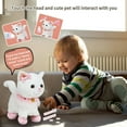thumbnail image 5 of Ludolm Plush Pet Toy Cat with Remote Control Leash Electronic Plush Toy Cat Walks, Barks, Wags Tail and Nods Includes Puppy Accessory for Girls Ages 3+!, 5 of 9