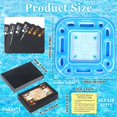 thumbnail image 2 of FANNGYX Floating Pool Game Table, Inflatable Hot Tub Tray Card Table with Cooler Containers, Pool Accessories for Summer Beach Parties LG618-395, 2 of 7