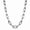 Silver necklace, variant on Stainless Steel Crystal Link Chain Bracelets for Women Men Exaggerated Gold Color Thick Big Bracelets Bangle Geometric Links