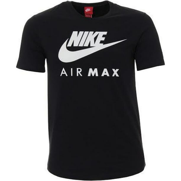 Overtollig heroïne Smeltend Nike Men's T-Shirt Air Max Slim Fit Athletic Short Sleeve Crewneck Work Out  Tee, Black, M - Walmart.com